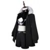 Anime Costumes Anime Call of The Night Nanakusa Nazuna Cosplay Come Wig Black Cloak Jacket Leather Vest Shorts Outfit Halloween Comes Z0301