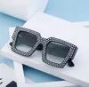 Designer Sunglasses For Women oversized sunglasses Crystal New Sunglasses Fashion Oversize Luxury Brand Glasses Pink Red Top Quality Fashions Style 98014