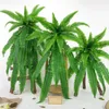 Decorative Flowers Beautiful Artificial Fern Grass Refreshing 3 Styles Fake Large Shrub Ornament