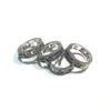 20% korting op 2023 Nieuwe luxe hoogwaardige mode -sieraden voor brede vierkante patroon Sterling Silver Ring Hip Hop Punk Paar Ring