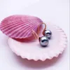 Stud Earrings Charm Female Earring Imitation Pearls Ball Hook For Women Bridal Romantic Wedding Party Jewelry Gift Wholesale