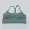 Lu Yoga Flow Y Sport Bh Women Energy Workout Vest Crop Tops Beskabla vadderat Gym Running Push Up Lingerie Underwear 2022 Hot Sell 97