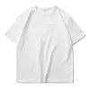 Herren-T-Shirts 23682 Hochwertige Herren-T-Shirts aus 230 g Premium-Baumwolle mit tiefer Schulterpartie, atmungsaktiv, bequem, locker, Paar, Vintage, schlicht, für Jugendliche