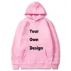 Men's Hoodies CYXZFTROF Men&Women Fashion Printing Your Like Po Or Logo Own Design Hoody Hip Hop Casual Pullover Sweatshirts