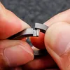 Schlüsselringe Laser Cut TC4 Ti Solid Titanium Schnellfreisetzungsabnehmbarer Gürtel Clip -Schlüsselanhänger Schlüsselringhaken DIY FOB EDC Hauswarming