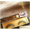 Faux Cils 3D Vison 15 Styles À La Main Beauté Épais Longs Cils Doux Faux Cils Drop Delivery Santé Maquillage Yeux Dhwse