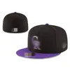 2023 Rockies CR Lettre Casquettes de baseball S Chapeus pour hommes Femmes Sports Hip Hop Mode Os Ajustés Chapeaux H14-3.7