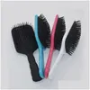 Hårborstar borstar Combs Magic Detangling Handle Dusch Comb Head Mas Brush Salon Styling Tool Drop Delivery Products Care DHG5U