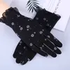 Пять пальцев перчатки женщины Осень солнцезащитные кремовые клеме для вождения перчатки весна лето