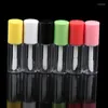 Förvaringsflaskor 10st/Lot Tom Lip Gloss Tube3ML DIY Plastic Elegant Liquid Lipstick Container Round Lipgloss Bottle