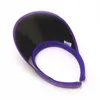 Brede rand hoeden zomer vrouwen mannen zon hoed snoepkleur transparante lege top plastic pvc zonneschaduw vizier caps fiets anti-uv eer222222