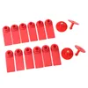 Small Animal Supplies 100 Sets ear tags No word signage identification Feeding Device Sheep Swine Cattle Ear Farm Equipment 230307