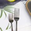 Set di stoviglie Set da 20 pezzi Nero Argento Posate Acciaio inossidabile Forchette creative Coltelli Cucchiaio Utensili da cucina Goccia