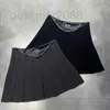 Skirts Designer Design Brand Women's Skirt Fashion Sexy Pleated Short With Inverted Triangle Classic Lady Dress High Quality Size S-L DP3D