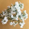 Novo Chegar Gypophila Baby's Breath Artificial Fake Silk Flowers Plant Home Decoration Frete grátis por atacado