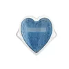 80% OFF 2023 New Luxury High Quality Fashion Jewelry for Sterling Silver Blue Enamel Heart Couple Ring Jewelry