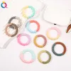 plastic spiral hair ties