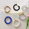 Correas para teléfono celular Encantos Correa linda coreana del color del caramelo para 14 cuentas de pulsera Cordón colgante Mochila para teléfono móvil Cordón colgante Pequeño fresco