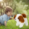 Animais elétricos RC Animais Animais eletrônicos Simulação Smart Dog chamado Walking Plush Toy Robot elétrico para crianças Presente de Natal para crianças 230307