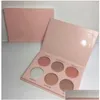 Bronzers Highlighters vormen een markeerhoogtere make -up 4 kleuren oogschaduw gezicht poeder blusher palet 1stcs drop levering gezondheid schoonheid dh3ja