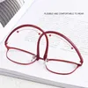 Sunglasses Frame Business Alloy Glasses Full Rim Myopia Spectacle s Flexible TR Temples Hyperopia Optical Eyewear 3569 230307