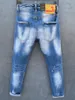 Men's Jeans 2023 Slim Fit Men Basic Casual Denim Trousers Plus Size Brand Clothing 035