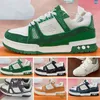 2022 Fashion Classic Mens Women Casual Shoes Trainer Designer Sneakers Printing Low Cut Green Red Black White Breattable Running 39-44 I01