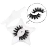 False Eyelashes 1 Pair Exaggerated Thick With Stars Case 3D Natural Mink Lash Colorf Eyelash Tapared Crisscross Winged Makeup Wholes Dhrsk