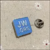 Pinos broches 100pcs esmalte o broche de metal artesanato azul pinos de crachá soviético presentes jw.org regalia lapela pin blegges de entrega de jóias de entrega de jóias dholu