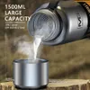 bottiglia d'acqua Thermos di grande capacità Bottiglia d'acqua per tè Tazza termica portatile Tazza in acciaio inossidabile Sport Ciclismo Boccetta per vuoto isolata 230307