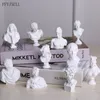 Decorative Figurines Objects & David Head Portraits Greek Mythology Figurine Mini Plaster Bust Statue Gypsum Drawing Practice Crafts Famous