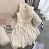 Sukienki swobodne kamizelka wiatrowa sukienka żeńska siatka szwów puste projekt vestido feminino de fiesta mujer para una boda