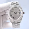 Klassiek herenhorloge 41 mm, volledige diamanten wijzerplaat, automatisch designerhorloge, mechanisch saffierhorloge, model opvouwbaar luxe horloge