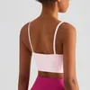 Traje de yoga Lycra Top Sujetador deportivo para mujer Gimnasio Moda Ropa interior sexy Espalda hermosa Suave Transpirable Saludable Reunión encantadora