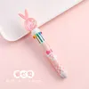 Gel Pens 10 Colors Cute Cartoon rabbit Ballpoint Pen School Office Supply Stationery Papelaria Escolar Multicolored Pens Colorful Refill J230306