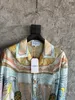 2023 Summer Ny ankomst Mens Designer Vackra trycktröjor - USA: s storlekskjortor - Toppkvalitet Mens Designer -knapp långärmad skjortor