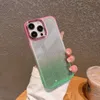 Luxury Gradient Glitter Phone Case For iPhone 14 Plus 13 12 11 Pro Max Cover Anti Drop Shockproof