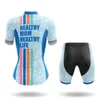 Maman en bonne santé vie saine femmes été cyclisme maillot ensemble à manches courtes VTT cyclisme vêtements respirant vtt vélo vêtements porter costume V27