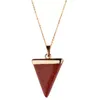 Pendentif Colliers Géométrique Colorf Nature Pierre Collier Triangle Cristal Pour La Saint Valentin Femmes Et Hommes En Gros Drop Delivery J Dh9Nh