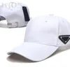 Triangulär emaljdesigner hattar cowboy lyx cap bomull foder svart vit re nylon casquette rese anti solbränna populära mode hattar för män pj033 c23