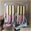 لامع الشفاه جمال مكياج الموضة Noncstick Cup 6 Color /Set Lipsterizing Lipstick Eye for Elegancc Cosmetic Drop Droviour Health DHDVX