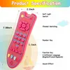 Toy Walkie Talkies Baby TV Remote Control Dzieci Musical Early Educational S Symulacja Dzieci Uczenie się dla urodzonych prezentów 230307