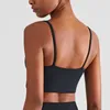 Traje de yoga Lycra Top Sujetador deportivo para mujer Gimnasio Moda Ropa interior sexy Espalda hermosa Suave Transpirable Saludable Reunión encantadora