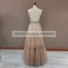 Partykleider 1333 Boho Deep Sexy V-Ausschnitt ärmellos rückenfrei Braut Strand Tüll Spitze bodenlang A-Linie Champagner Hochzeitskleid Kleid 230306