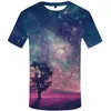 Men's T Shirts Beautiful Nature Pattern T-shirt 3d Sunset Luminous Casual Men's And Women's Children's Personalized Printed