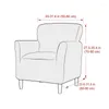 Housses De Chaise Solide Polaire Baignoire Housse De Canapé Stretch Spandex Club Housses De Fauteuil Canapé Simple Pour Salon Étude Comptoir De Bar