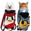 Hondenreizen buitenshuis Pet Backpack voor Cat S voorzak met puppykitten schouders Ademende draagbare vierzeger 230307