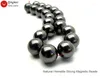 Colares pendentes QingMOS 20mm Redonda de colar magnético de hematita preta redonda para mulheres jóias de pedra 18 "Chokers colares nec66604