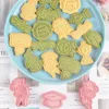 Baking Moulds 8 Pcs Congrats Graduation Cookie Cutter Biscuit Mold Plastic Stamps