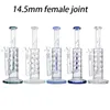 11 Inch Hookahs Ice Pinch Glass Bongs Fab Egg Water Pipes 5mm Thickness Inline Percolator Oil Dab Rigs Straight Tube with 14mm Female Joint